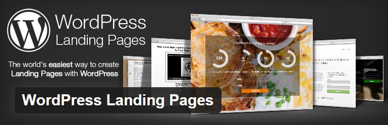 wordpress landing page