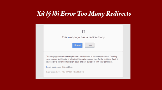 error too many redirects 3