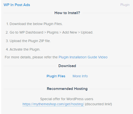 plugin chèn quảng cáo WordPress WP In Post Ads 5