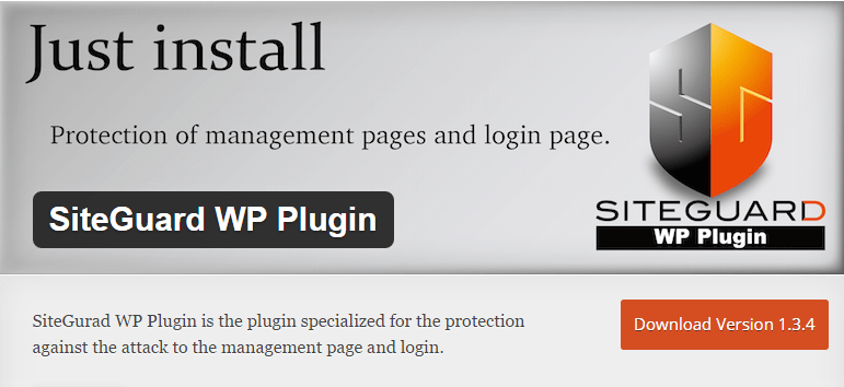siteguard wp plugin